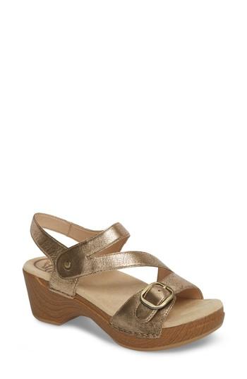 Women's Dansko Shari Sandal .5-6us / 36eu M - Yellow