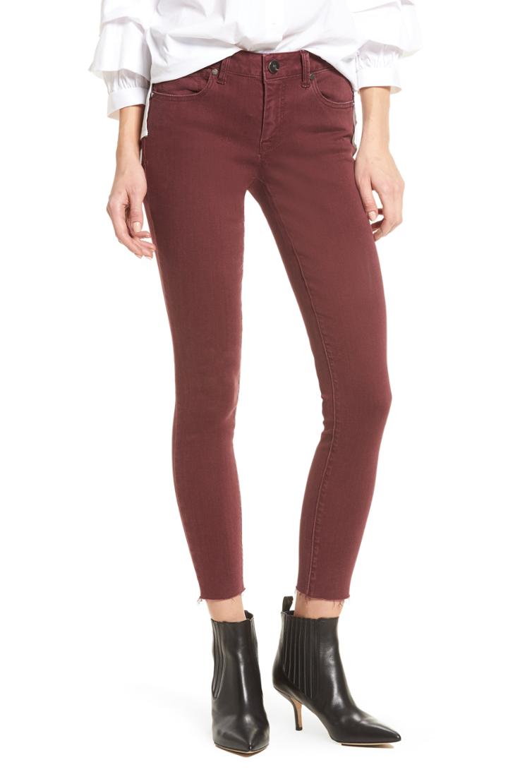Women's 1822 Denim Raw Hem Skinny Jeans