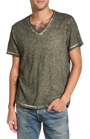 Men's True Religion Brand Jeans V-neck T-shirt - Green