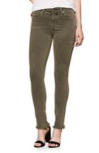 Women's Paige Hoxton High Waist Ankle Skinny Jeans - Green