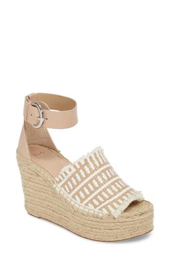 Women's Marc Fisher Ltd Andrew Espadrille Wedge Sandal M - Brown