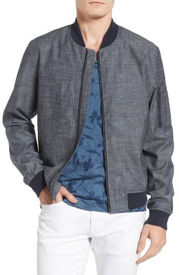 Men's Original Penguin Chambray Bomber Jacket