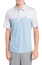 Men's Travis Mathew Pisco Sour Polo, Size - Grey