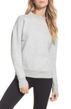 Women's Zella Textured Sweatshirt, Size - Grey
