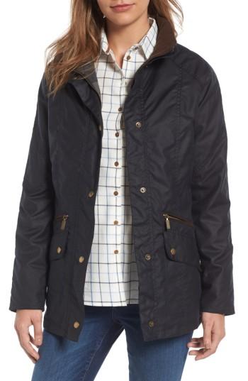 Women's Barbour Barrowdale Waxed Cotton Coat