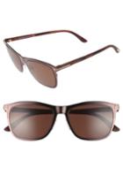 Men's Tom Ford Alasdhair 55mm Sunglasses - Shiny Dark Brown/ Roviex