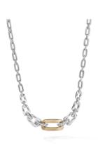 Women's David Yurman Wellesley Link Short Necklace With 18k Gold