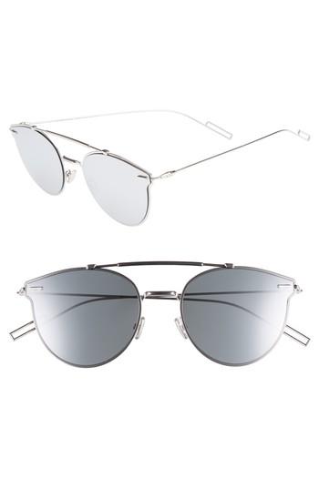 Men's Dior Homme Pressure 57mm Sunglasses - Palladium