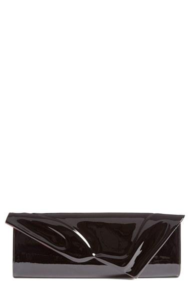 Christian Louboutin 'so Kate' Patent Leather Clutch - Black