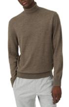 Men's Club Monaco Trim Fit Merino Wool Turtleneck Sweater - Brown