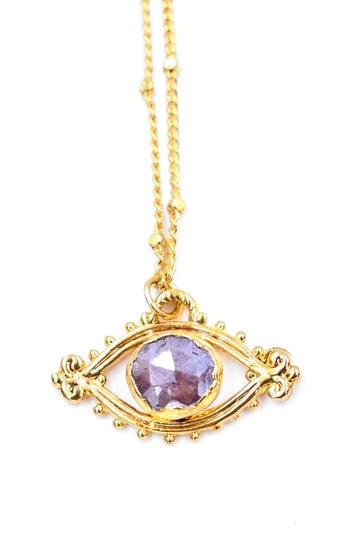 Women's Lux Devine Eye Pendant Necklace