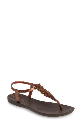 Women's Ipanema Deco Thong Sandal M - Brown