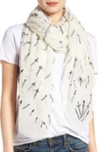 Women's Rag & Bone Embroidered Dagger Scarf, Size - White