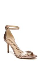 Women's Sam Edelman 'patti' Ankle Strap Sandal M - Metallic
