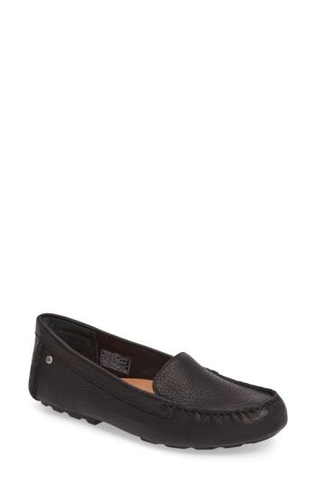 Women's Ugg Milana Moc Toe Flat .5 M - Black