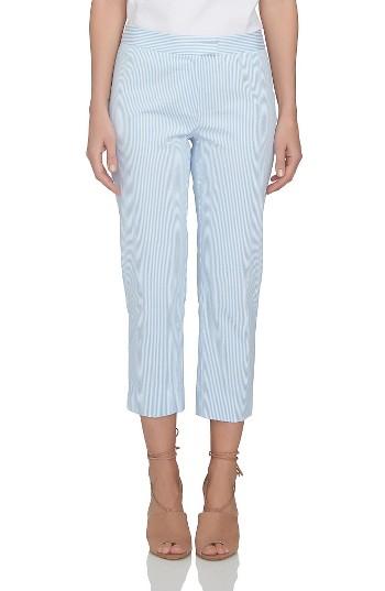 Women's Cece Stripe Seersucker Slim Pants