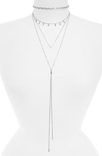 Women's Bp. 2-pack Choker & Bolo Necklaces