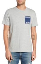 Men's Calvin Klein Jeans Stacked Logo T-shirt - Grey