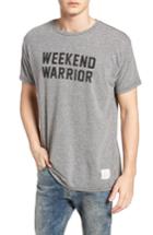 Men's Retro Brand Weekend Warrior T-shirt - Grey