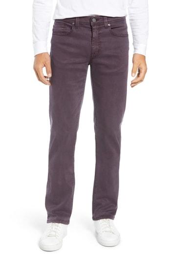 Men's Fidelity Denim Jimmy Slim Straight Leg Jeans - Red