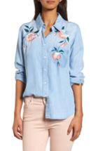 Women's Rails Chandler Embroidered Chambray Shirt - Blue