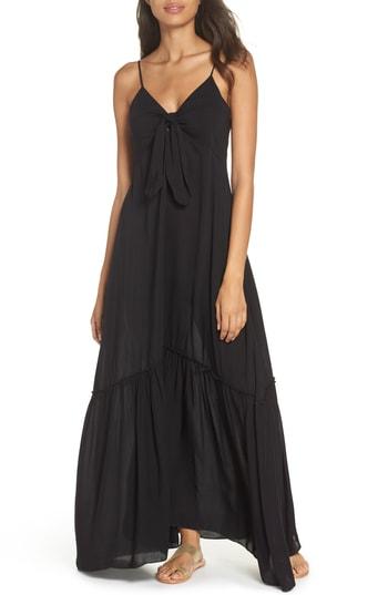 Women's Elan Maxi Cover-up Dress - Black