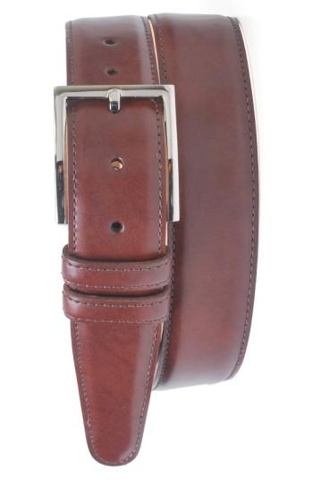 Men's Martin Dingman 'samuel' Leather Belt - Luggage