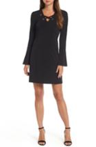 Women's Michael Michael Kors Grommet Lace Shift Dress - Black