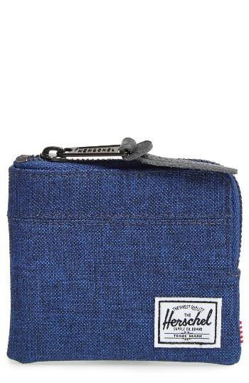 Women's Herschel Supply Co. 'johnny' Half Zip Wallet - Grey