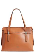 Lodis Silicon Valley - Lorrain Rfid Leather Satchel - Brown