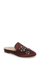 Women's Louise Et Cie Felix Ii Crystal Flower Loafer Mule M - Red