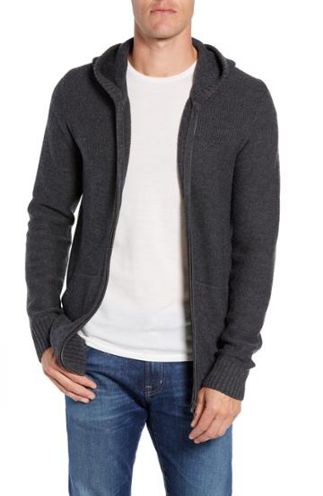Men's Icebreaker Waypoint Zip Hoodie Sweater - Grey