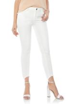 Women's Sam Edelman The Kitten Raw Edge Ankle Skinny Jeans - White