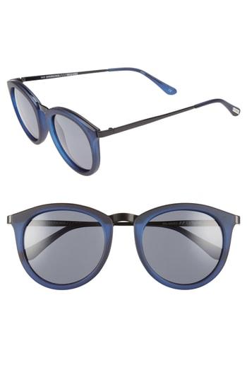 Women's Le Specs No Smirking 50mm Polarized Sunglasses - Navy Rubber