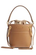 Chloe Roy Small Leather Bucket Bag - Brown