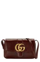Gucci Running Genuine Python Small Shoulder Bag - Burgundy