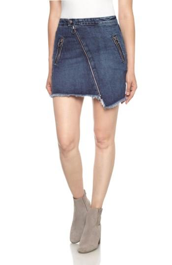Women's Joe's Asymmetrical Zip Denim Skirt