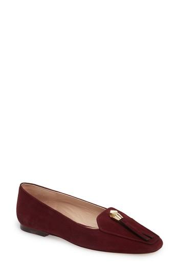 Women's Stuart Weitzman Slipknot Loafer .5 M - Red