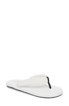 Women's Jane And The Shoe Jaime H Flip Flop, Size 8 M - White