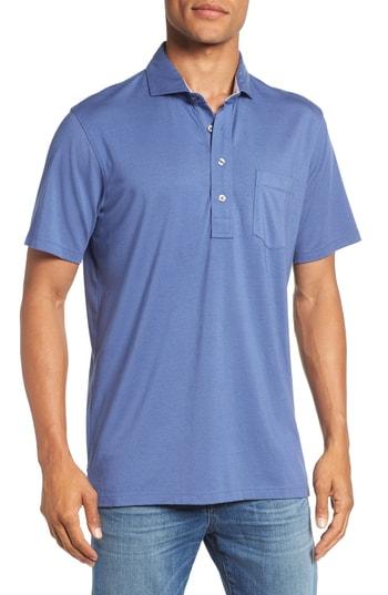 Men's Greyson Jersey Polo, Size - Blue