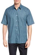 Men's Tori Richard 'atom' Regular Fit Cotton Lawn Sport Shirt - Blue