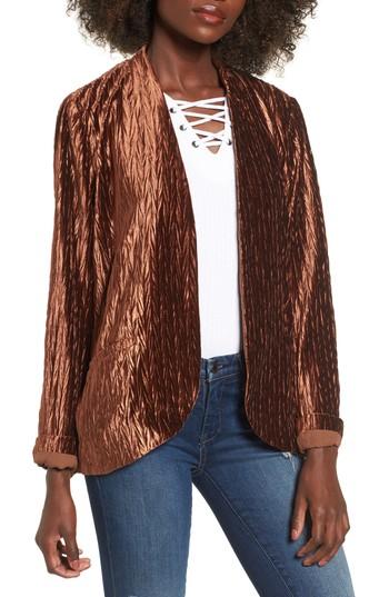 Women's Moon River Velvet Blazer