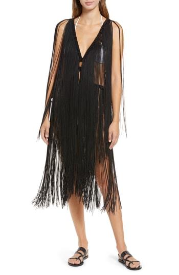 Women's Daniela Bustos Maya Alas Vest, Size - Black