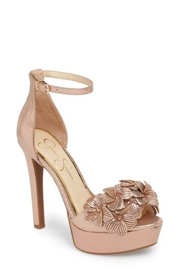 Women's Jessica Simpson Mayfaran Sandal M - Metallic