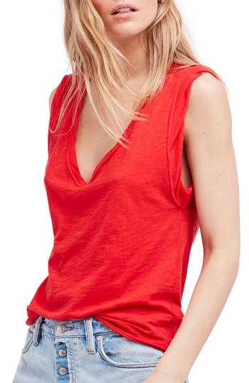 Women's Free People Cleo Tee - Red