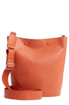 Steven Alan Rhys Leather Bucket Bag - Orange