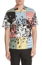 Men's Burberry London Harley Print Shirt - Blue