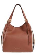 Burberry 'canterbury' House Check & Leather Tote - Brown