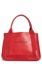 Balenciaga Small Cabas Leather Tote -