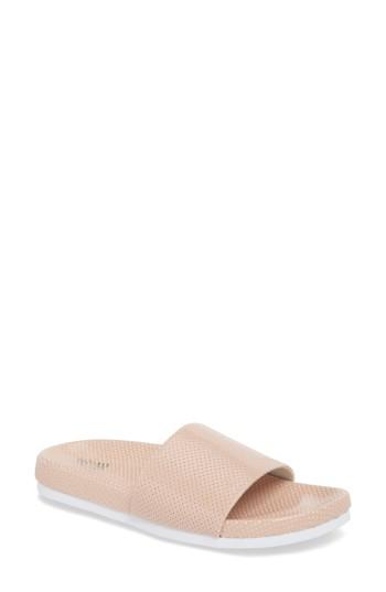 Women's Jane And The Shoe Julie Slide Sandal M - Pink